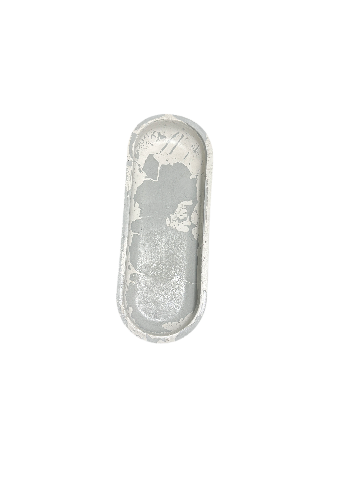 Concrete tray - oblong concrete tray