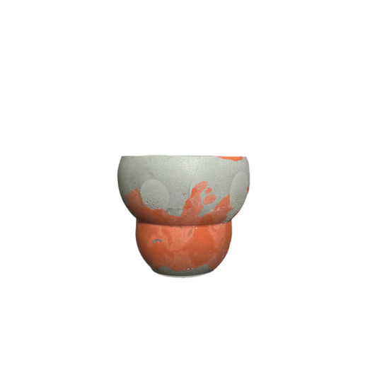 Concrete planter - wavy2  concrete planter