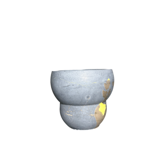 Concrete planter - wavy2  concrete planter